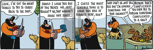 Overboard on Wednesday December 5, 2012 Comic Strip
