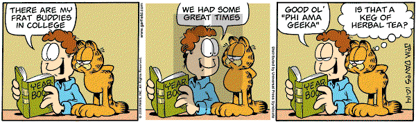 Garfield on Tuesday October 14, 2008 Comic Strip