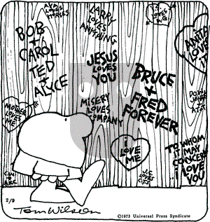 Ziggy on Friday February 9, 1973 Comic Strip