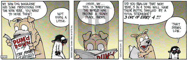 Get Fuzzy on Tuesday December 31, 2013 Comic Strip