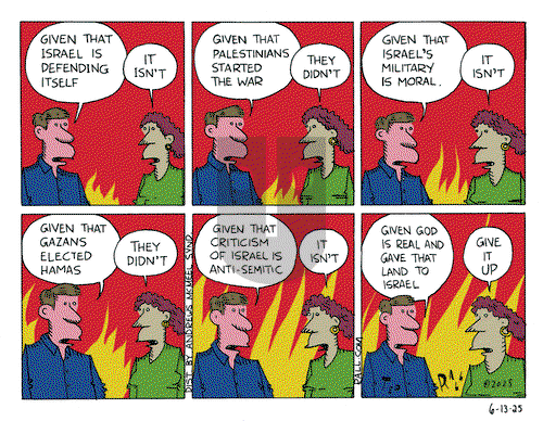 Ted Rall on Friday June 13, 2025 Comic Strip