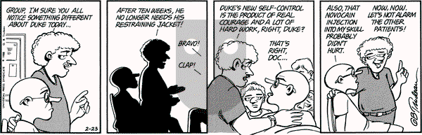 Doonesbury on Tuesday February 23, 1988 Comic Strip