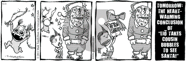 Lio on Friday December 23, 2011 Comic Strip