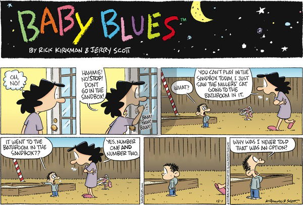 Baby Blues on Sunday December 1, 2013 Comic Strip