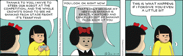 Nancy on Friday February 1, 2019 Comic Strip