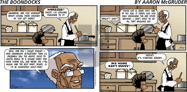 The Boondocks - Sunday June 6, 2004 Comic Strip
