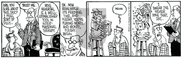 Monty on Tuesday May 27, 2003 Comic Strip