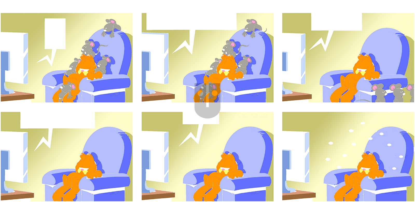 Garfield on Sunday April 13, 2014 Comic Strip