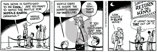 Grand Avenue on Monday December 22, 2003 Comic Strip