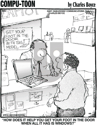 Compu-toon on Friday April 8, 2011 Comic Strip