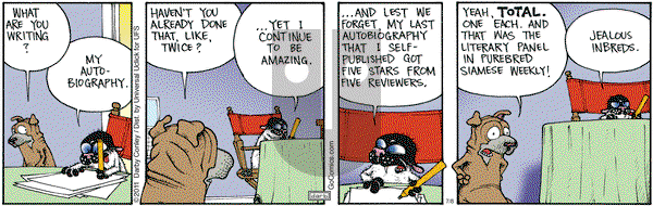 Get Fuzzy on Monday July 8, 2013 Comic Strip