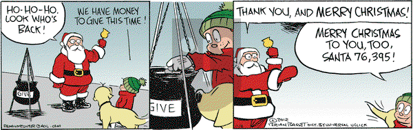 Red and Rover on Saturday December 8, 2012 Comic Strip