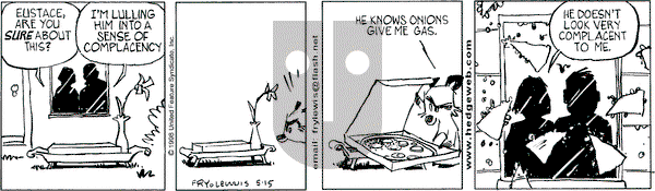 Over the Hedge on Tuesday February 25, 2003 Comic Strip
