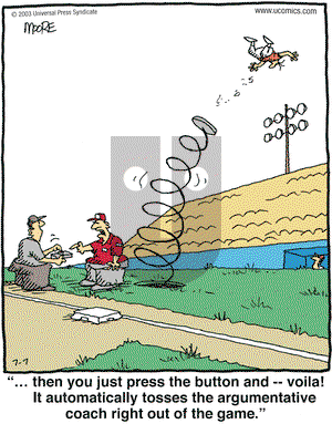 In the Bleachers on Monday July 7, 2003 Comic Strip
