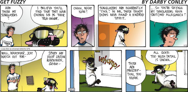 Get Fuzzy on Sunday May 19, 2013 Comic Strip