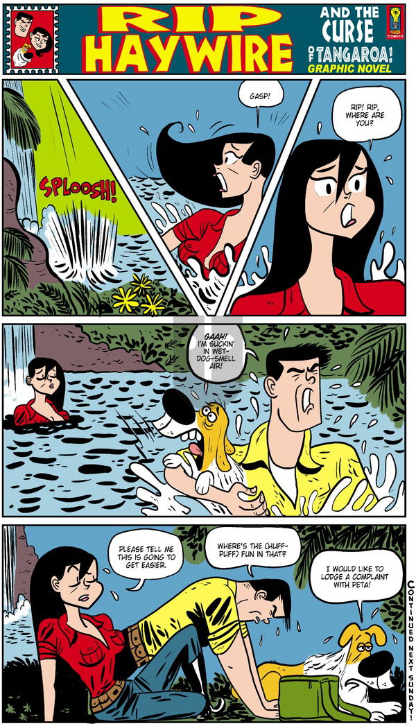 Rip Haywire on Sunday March 9, 2014 Comic Strip