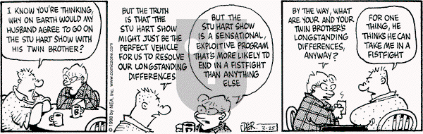 Betty on Wednesday March 25, 1998 Comic Strip