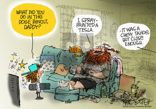 Mike Lester on Friday March 21, 2025 Comic Strip
