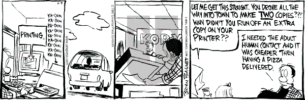 Adam@Home on Wednesday April 9, 1997 Comic Strip