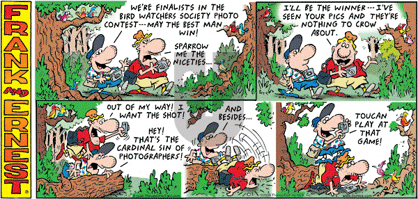 Frank and Ernest on Sunday April 6, 2008 Comic Strip