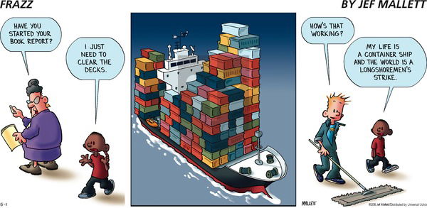 Frazz on Sunday May 1, 2016 Comic Strip