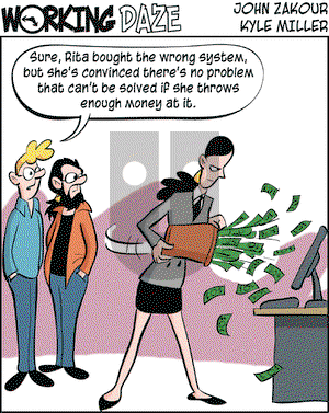 Working Daze on Tuesday September 16, 2003 Comic Strip