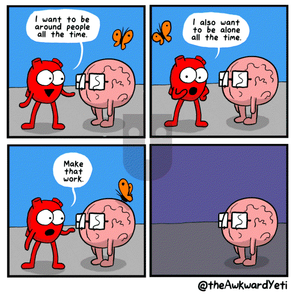 The Awkward Yeti on Monday November 7, 2022 Comic Strip