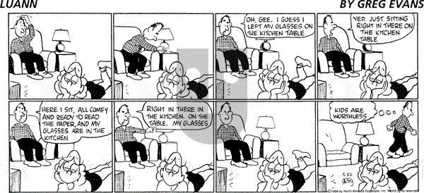 Luann - Sunday May 22, 1994 Comic Strip