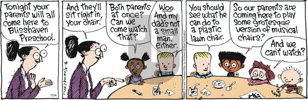 Cul de Sac on Wednesday October 4, 2017 Comic Strip