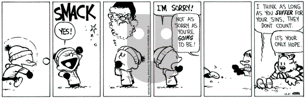 Calvin and Hobbes on Thursday March 31, 1994 Comic Strip