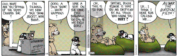 Get Fuzzy on Monday January 6, 2014 Comic Strip
