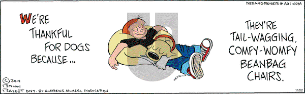 Red and Rover on Wednesday November 22, 2017 Comic Strip