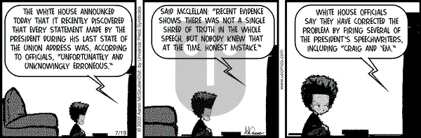 The Boondocks on Saturday February 19, 2011 Comic Strip