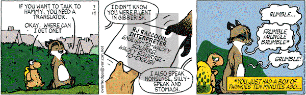 Over the Hedge on Wednesday July 14, 2010 Comic Strip
