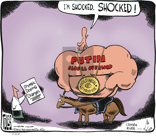 Tom Toles on Wednesday November 11, 2015 Comic Strip