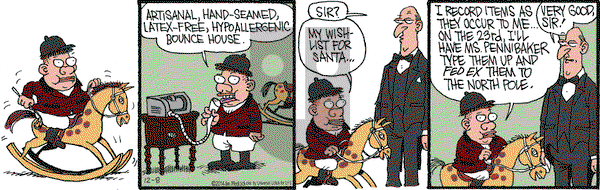 Monty on Monday December 8, 2014 Comic Strip
