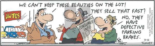 Frank and Ernest - Monday March 15, 2010 Comic Strip