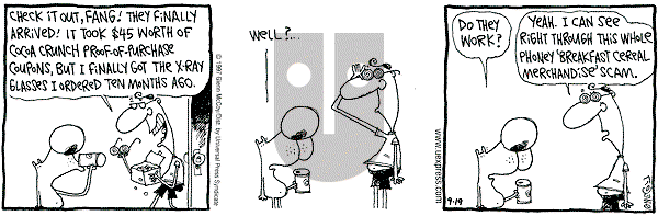 The Duplex on Friday September 19, 1997 Comic Strip