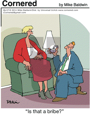 Cornered on Friday October 17, 2014 Comic Strip