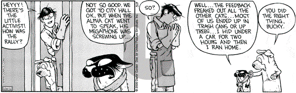 Get Fuzzy on Tuesday March 7, 2000 Comic Strip