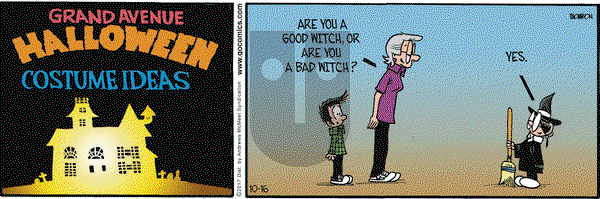 Grand Avenue on Monday October 16, 2017 Comic Strip