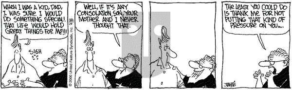 The Buckets on Tuesday July 18, 2000 Comic Strip