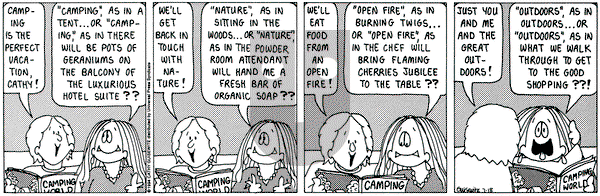Cathy Classics on Monday July 18, 1994 Comic Strip