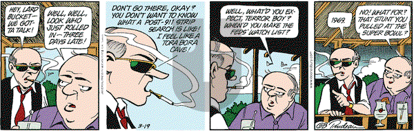 Doonesbury on Tuesday March 19, 2002 Comic Strip