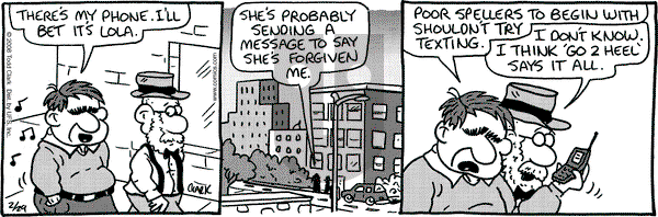 Lola on Friday February 29, 2008 Comic Strip