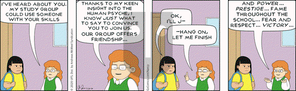 Nancy on Wednesday May 20, 2020 Comic Strip