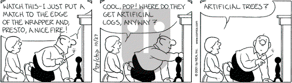 The Born Loser on Saturday October 27, 2001 Comic Strip