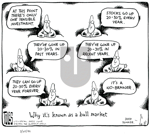 Tom Toles on Thursday March 25, 1999 Comic Strip