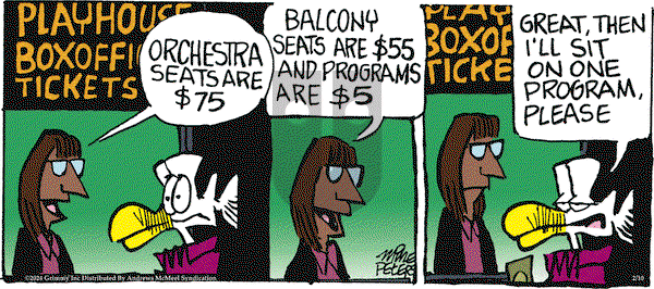 Mother Goose and Grimm - Saturday February 10, 2024 Comic Strip