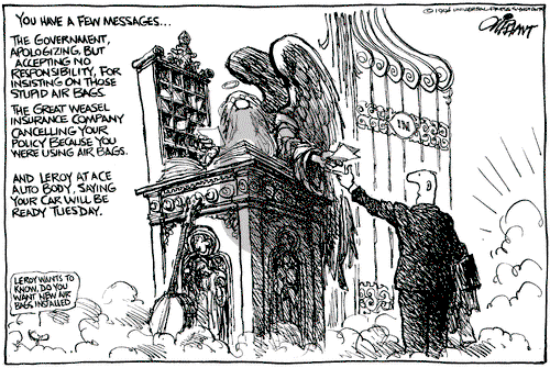 Pat Oliphant on Friday January 9, 1998 Comic Strip